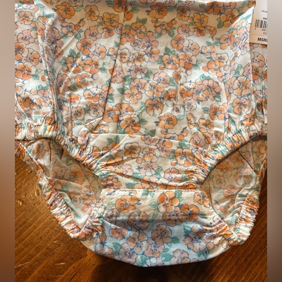 New! OshKosh B’Gosh Long Sleeve Floral One Piece Romper Size 18 Months NWT! - Picture 5 of 14